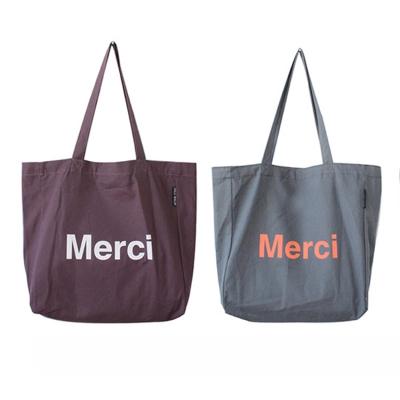 China 100% Organic Graduated Canvas Handled Cotton Calico Cotton Promotional Custom Logo Printed Tote Bag for sale