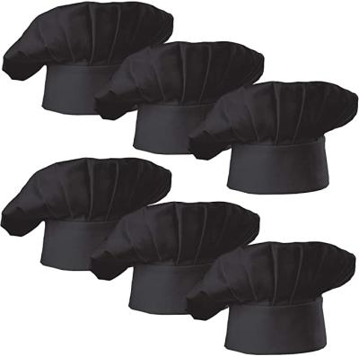 China High Quality New Product Black And White Plaid Eco - Friendly Cooking Work Wear Hotel Chef Hats for sale