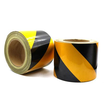 China High Performance Waterproof White-Red Yellow Black Roll Marking Waterproof PVC Floor Adhesive Tape Warning Tape for sale