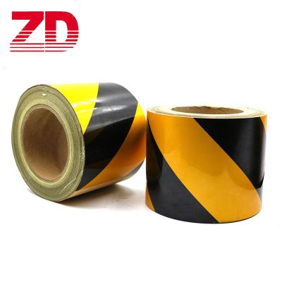 China Waterproof RTS Printing Barricade Colored Barricade Barrier Single Sided Adhesive PE Warning Device Weatherproof Tape for sale