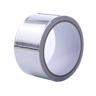 China Waterproof Hot Sale Low Price Single Sided Self Adhesive Aluminum Foil Heat Resistant Silver Tape for sale