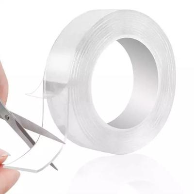 China Traceless Waterproof High Quality Transparent Double Sided Waterproof Nano Tape For Free Sample for sale