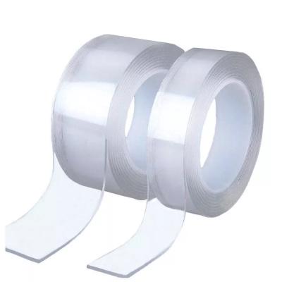 China Waterproof Custom Double Sided Transparent Waterproof Acrylic Nano Adhesive Tape Supplies Free Samples for sale