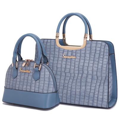 China Water Resistant Wholesale Custom 2024  Purses for Women Tote Handbags Shoulder Bag Top Handle Satchel Work Purse Set 2pcs for sale