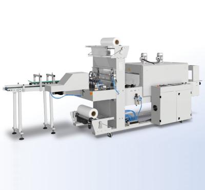 China Automatic Food Shrink Wrapping Machine Heat Tunnel Tube Wrap Packaging Machine for sale