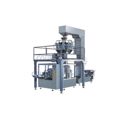 China Automatic durable pouch filling packing machine for liquid powder or granule grain flow food snack chips tea sugar salt biscuit for sale