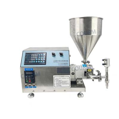 China Tabletop semi auto High Viscosity Thick Paste Oil Honey Liquid Soap Detergent Filler production machine for small business for sale