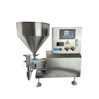 China Oil Filling Machine Whipped Cream Filling Machine Cam Rotor Pump Filling Machine Glue Rubber Desktop High Viscosity Gel Resin for sale