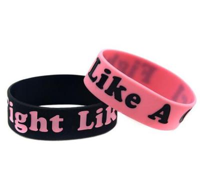 China Promotional custom rubber silicone band,silicone bracelet,silicone wristband for sale