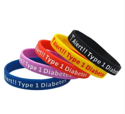 China Size 202*12*2mm Custom Promotional Silicon Bracelet,Adjustable Silicon Wristband,Promotion Wrist Band for sale