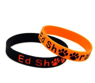 China Customized multi-color silicone wristband cheapest rubber band,custom make silicone wrist band for sale