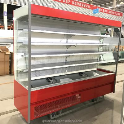 China Supermarket used commercial multidecks upright freezer for sale for sale