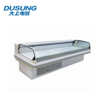 China Single-temperature good quality food meat/fresh meat supermarket display freezer serving counter for sale