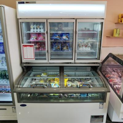 China Single-Temperature Supermarket Ice Cream Combination Freezer for sale