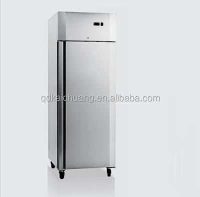 China Upright Foam Door Commercial Stainless Steel Single-temperature Kitchen Fridge / Freezer Fridge for sale