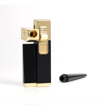 China Modern Weed Metal Magneto Smoking Pipe Lighter ForSteel Novelty Healthy Smoking Pipes Set PortableAll In A Lighter for sale