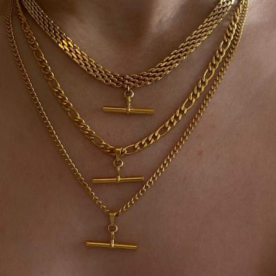 China 2022 High End Environmentally Friendly 18K Gold Filled Zodiac Cuban Link Crystal Hip Hop Pendants Necklace Chain Jewelry For Women Girls for sale