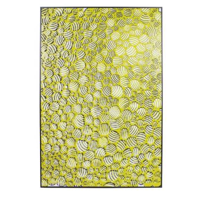 China New Classical/Postmodern Yellow Abstract 3D Texture Art Prints For Decoration Wall Luxury Modern Home Decor for sale