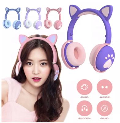 China Cute Pink Headband Wholesale OEM Kids Headphones Headsets Earbuds For Kids Girls for sale