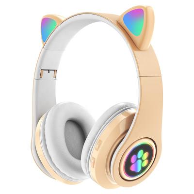 China BT 5.0 Cute Headphones Earphones Support TF Card Support Cute Headphones Earbuds Amazon Ear Music Earphone Gaming Earbud audifonos b39 Headset for sale