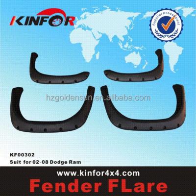 China Pocket-riveted style pick up fender flare for sale