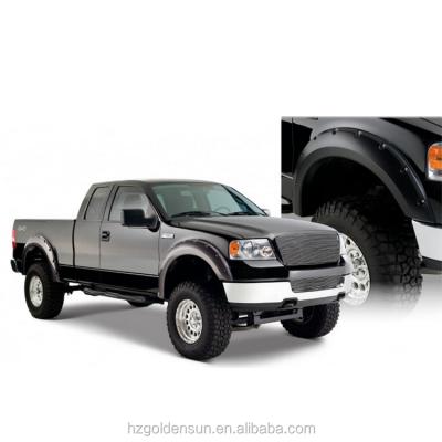 China Plastic FD F150 04-08 Pocket-riveted style black fender flares set 4pcs for sale