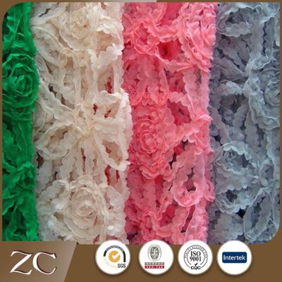 China Good Price Free Sample Viable High Quality 3d Dress Lace Fabric for sale