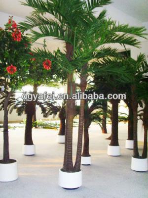 China Metal types of artificial palm tree for sale