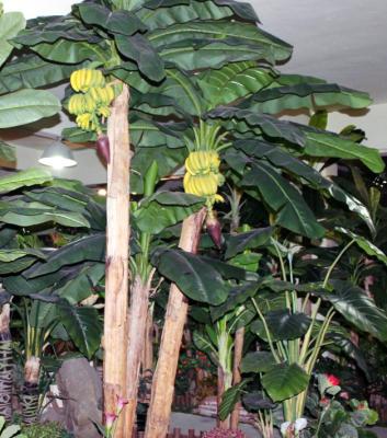 China Artistic Plant Artificial Green Banana Tree For Sale for sale