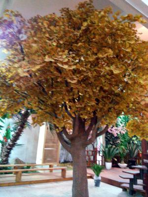 China For indoor and outdoor decoration 3-5 meters artificial ginkgo tree on sale, artificial trees on sale for sale