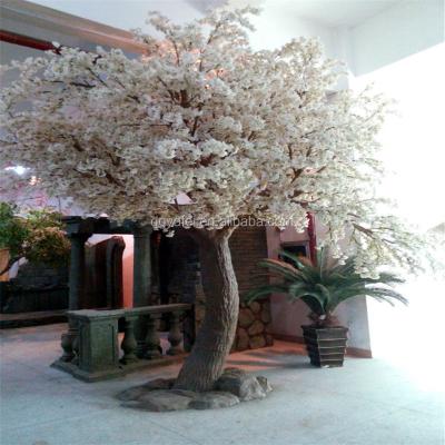 China White Fiberglass Cherry Tree Decoration for Japan for sale