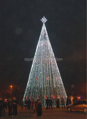 China Steel Frame Led Xmass Tree , Christmas Trees For Outdoor Decoration for sale