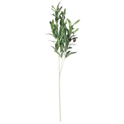 China Eco - Friendly Fabric Olive Leaf 60cm Artificial Olive Foliage For Home Ornament for sale