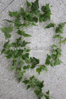 China Factory Wholesale Eco-friendly Artificial Green Fake Vine Plastic Vine Leaves Wall Hanging Rattan for sale