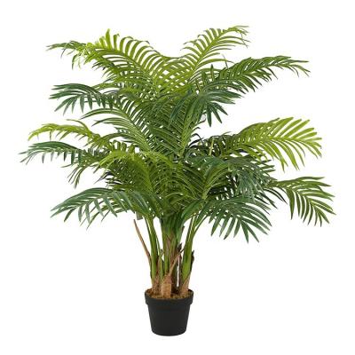 China Light Weight 4 Feet Tall Artificial Indoor Plastic Bonsai Trees Palm Tree For Home Decor for sale