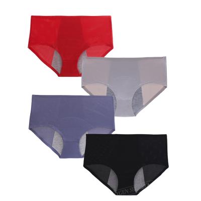 China Antibacterial 3 Layers Absorb Menstrual Panties Leak Proof Multicolor Optional Girls Menstrual Period Physiological Panties for sale