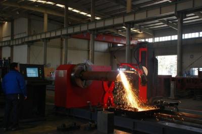 China CNC Plasma Pipe Profile Cutting Machine For Round or Square Steel Pipe for sale