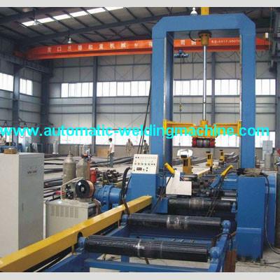 China Steel H Beam or Box Beam Automatic Assembling Machines with Air shielded welding for sale