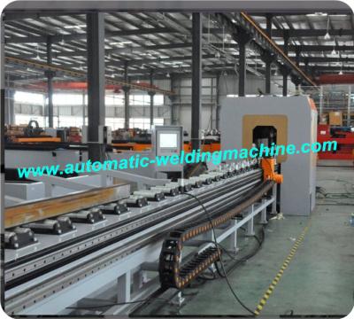 China 4 Axis Plasma CNC Cutting Machine For Square Rectangle Tube / Angle Steel for sale