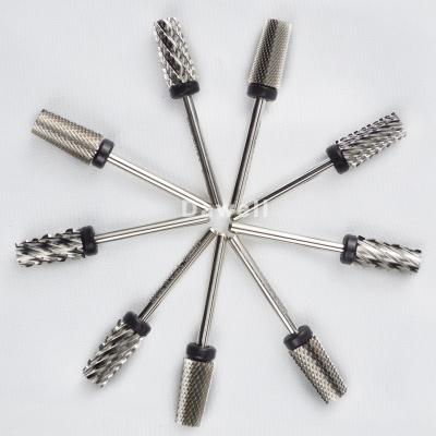 China Functional Stainless Steel Europe Style Multiple Carbide Nail Drill Bits Rainbow Color Coating Safe Chamfer for sale