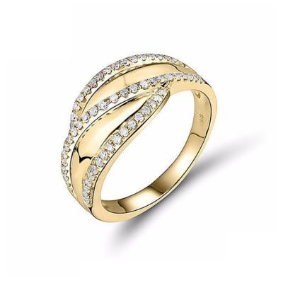 China CLASSIC Fashion Gold Plated Stone Ring Jewelry Design Finger Rings Photos For Ladies for sale