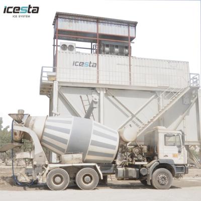 China Concrete Cooling Machinery Repair Shops Industrial Ice Plant For Hydroelectric Dam for sale