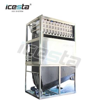 China Icesta Hihly Quality Ice Maker Machine Industrial Automatic Big Cube Ice Maker for sale