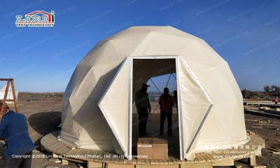 China transparent Waterproof Geo Shelter Dome Tent , Transparent Party Half Dome Tent Geodome Tent,hotel tent for sale