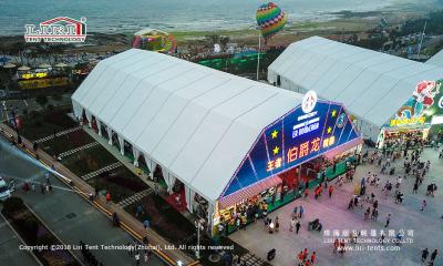 China Big clear span 30m Polygon event tent hallmarqee for wedding event for sale