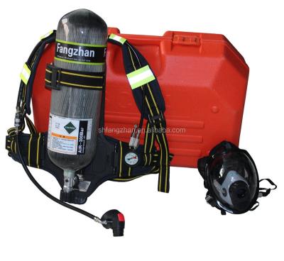 China Carbon fiber EN137 type - 2 self-contained breathing apparatus, with carbon fiber cylinder, for sale