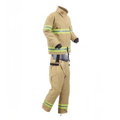 China Against Radiation Flame and Moisture Barriers ZFMH-FZ Flame Retardant Rradiation Protection Firefighting Suit for sale