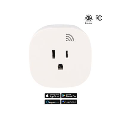 China 120V 15A Tuya Wifi Wireless Phone Control Power Residential / Multipurpose Smart Socket for sale