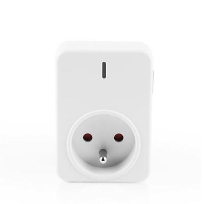 China Google Home Amazon Alexa Wireless Outlet Plug 230V 10A Residential/Multi-Purpose Wifi Smart Plug for sale