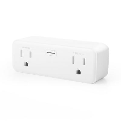 China Tuya APP WIFI Smart Outlet Switches 15A Smart WIFI Residential / Multipurpose Sockets for sale